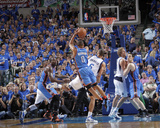 Oklahoma City Thunder v Dallas Mavericks - Game Five, Dallas, TX - MAY 25: Russell Westbrook and Ty