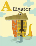Alligator Art Print