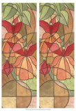 Buy 2-Up Stain Glass Floral I at AllPosters.com