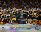 The Boston Bruins Celebrate Winning Game Seven of the Eastern Conference Finals with Overlay