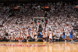 Dallas Mavericks v Miami Heat - Game Two, Miami, FL - JUNE 2: Dirk Nowitzki, Udonis Haslem and Chri