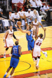 Dallas Mavericks v Miami Heat - Game One, Miami, FL - MAY 31: Dirk Nowitzki and Udonis Haslem Photographic Print