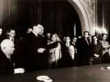 Kruschev and Bulganin in Yugoslavia, 1955