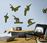 Snowboarders - Army Green