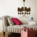 Buy Brown Modern Chandelier at AllPosters.com