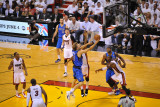 Dallas Mavericks v Miami Heat - Game One, Miami, FL - MAY 31: Dirk Nowitzki, Udonis Haslem, Chris B