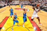 Dallas Mavericks v Miami Heat - Game One, Miami, FL - MAY 31: Dirk Nowitzki and LeBron James