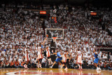 Dallas Mavericks v Miami Heat - Game Two, Miami, FL - JUNE 2: Dirk Nowitzki and Udonis Haslem