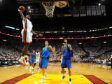 Dallas Mavericks v Miami Heat - Game Two, Miami, FL - JUNE 02: LeBron James, Dirk Nowitzki and Tyso