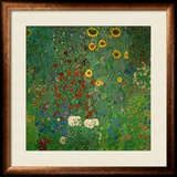 Buy Farm Garden with Sunflowers, c.1912 at AllPosters.com