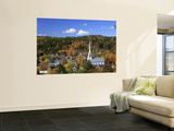 USA, New England, Vermont, Stowe in Autumn /Fall