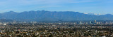 City with Mountains in the Background, Los Angeles, California, USA 2010