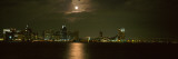 Skyscrapers Lit Up at Night, Coronado Bridge, San Diego, California, USA