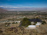 High Angle View of a Town in a Valley, Palm Springs, Riverside County, California, USA Photographic Print