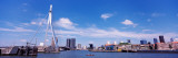 Bridge Across a River, Erasmus Bridge, Nieuwe Maas River, Noordereiland, Rotterdam, South Holland