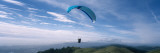 Parasailer Taking Off Near Mountains, Marin County, California, USA