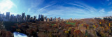 360 Degree View of a City, Central Park, Manhattan, New York City, New York State, USA 2009