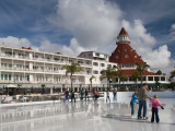 Buy Tourists Ice-Skating in a Hotel, Hotel Del Coronado, Coronado, San Diego County, California, USA at AllPosters.com