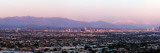 City with Mountains in the Background, Los Angeles, California, USA 2010