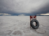 Clouds Over a Salt Flat, Salinas Grandes, Jujuy Province, Argentina