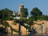 Lookout Tower on a Hill, Halibut Point State Park, Rockport, Cape Ann, Massachusetts, USA