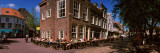 People at a Sidewalk Cafe, Delft, South Holland, Netherlands