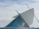 Museum in a City, Milwaukee Art Museum, Lake Michigan, Milwaukee, Wisconsin, USA