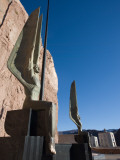 Buy Statues at a Dam, Boulder City, Hoover Dam, Nevada, USA at AllPosters.com