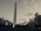 Low Angle View of a Monument, El Obelisco, Plaza De La Republica, Buenos Aires, Argentina
