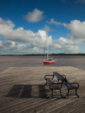 Bench on a Jetty, Colonia Del Sacramento, Uruguay