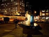 Buy Statue of Adam Clayton Powell Jr at Night, Harlem, Manhattan, New York City, New York State, USA at AllPosters.com