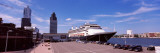 Cruise Ship at a Harbor, Rotterdam, South Holland, Netherlands