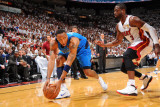 Dallas Mavericks v Miami Heat - Game Six, Miami, FL - June 12: Shawn Marion and Dwyane Wade