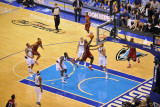 Miami Heat v Dallas Mavericks - Game Three, Dallas, TX -June 5: LeBron James and Ian Mahinmi