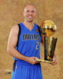 Dallas Mavericks - Jason Kidd with the Championship Trophy