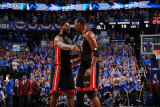 Miami Heat v Dallas Mavericks - Game Five, Dallas, TX -June 9: LeBron James and Chris Bosh