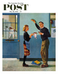 Buy "Cookie Tester," Saturday Evening Post Cover, May 28, 1960 at AllPosters.com