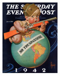"No Trespassing," Saturday Evening Post Cover, January 3, 1942