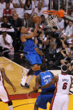 Dallas Mavericks v Miami Heat - Game Six, Miami, FL - June 12: Shawn Marion, Ian Mahinmi and LeBron