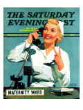 "Maternity Ward," Saturday Evening Post Cover, December 14, 1940