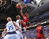 Miami Heat v Dallas Mavericks - Game Four, Dallas, TX -June 7: Tyson Chandler and Dwyane Wade