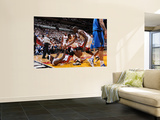 Dallas Mavericks v Miami Heat - Game Six, Miami, FL - June 12: Chris Bosh, Joel Anthony and LeBron 