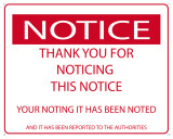 Buy Notice the Notice at AllPosters.com
