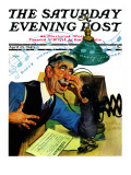 "Singing Telegram," Saturday Evening Post Cover, April 13, 1940
