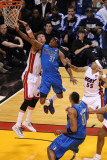 Dallas Mavericks v Miami Heat - Game Six, Miami, FL - June 12: Jason Terry and Mike Miller