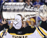 Boston Bruins - Tim Thomas w/ Stanley Cup