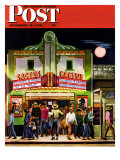 Buy "Cactus Theater," Saturday Evening Post Cover, September 18, 1948 at AllPosters.com