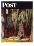 "Spanish Moss pickers," Saturday Evening Post Cover, April 5, 1947