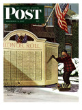 "Honoring the Dead," Saturday Evening Post Cover, December 4, 1943