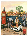 Buy "Inflating Beach Toy," August 20, 1949 at AllPosters.com